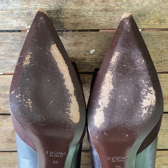 Escada Size 38 Pointy Toe Heel - Picture 9 of 10